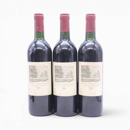 Pauillac Château Duhart-Milon Rothschild 1989 3 Bot  