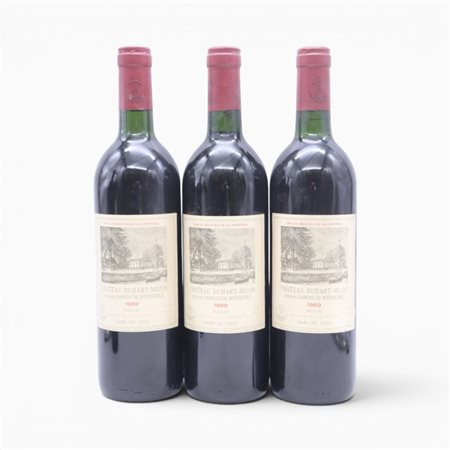 Pauillac Château Duhart-Milon Rothschild 1989 3 Bot  
