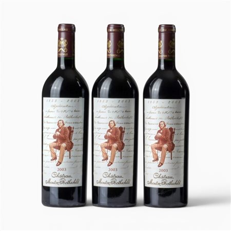 Pauillac Château Mouton Rothschild 2003 3 Bot  