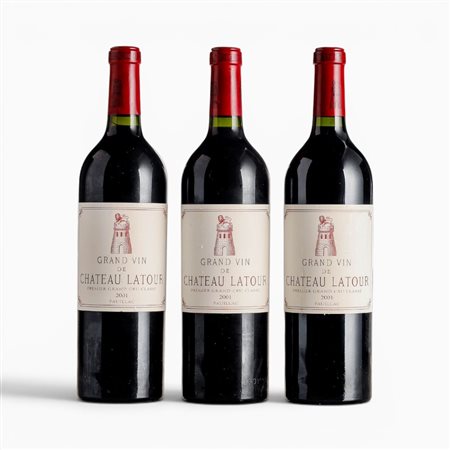 Pauillac Château Latour 2001 3 Bot  