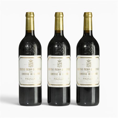 Pauillac Château Pichon-Longueville Comtesse De Lalande 2000 3 Bot  