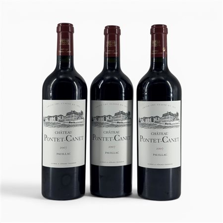 Pauillac Château Pontet-Canet 2007 3 Bot  