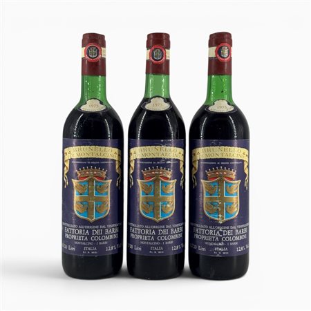 Brunello Di Montalcino Barbi 1975 3 Bot  