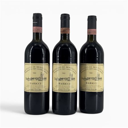 Brunello Di Montalcino Baricci 1986 3 Bot  