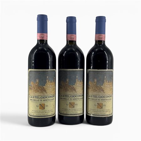  Brunello Di Montalcino Castelgiocondo Frescobaldi 1985 3 Bot  