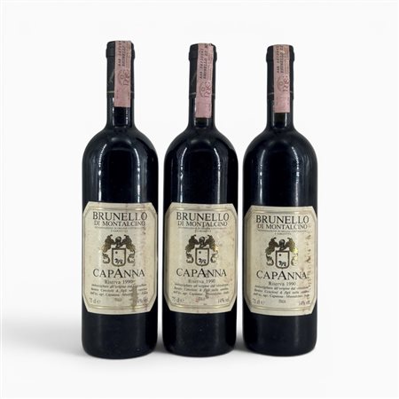  Brunello Di Montalcino Riserva  Capanna 1990 3 Bot  