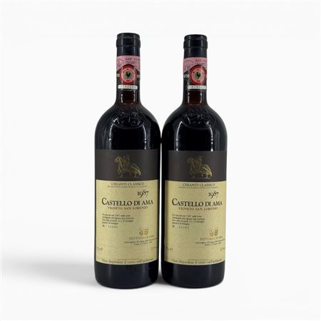  Chianti San Lorenzo Castello Di Ama 1987 2 Bot  