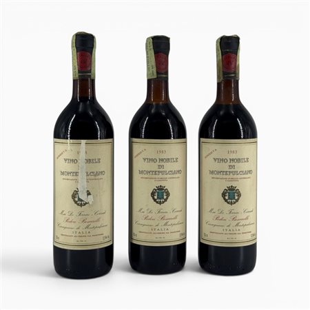  Nobile Di Montepulciano Riserva  Boscarelli 1983 3 Bot  