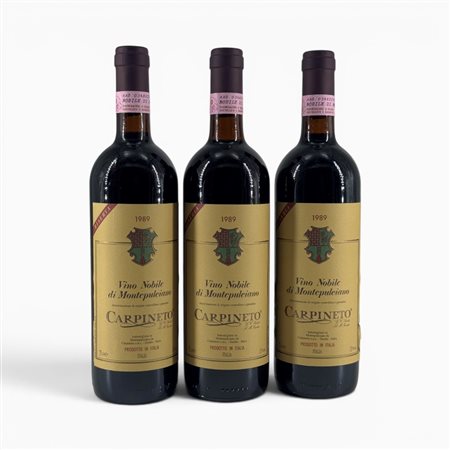  Nobile Di Montepulciano Riserva  Carpineto 1989 3 Bot  