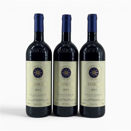  
Sassicaia  2015 3 Bot 
 