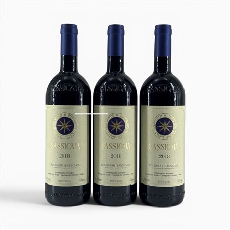  Sassicaia  2018 3 Bot  