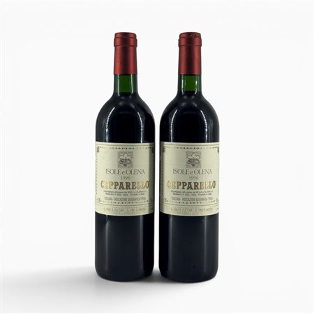  Super Tuscan / Sangiovese Cepparello Isole E Olena 1996 2 Bot  