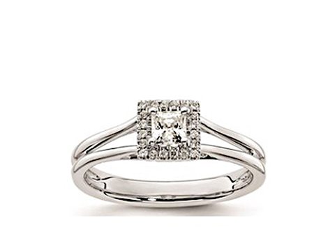 ANELLO IN ORO CON DIAMANTI NATURALI PER 0,33 CT