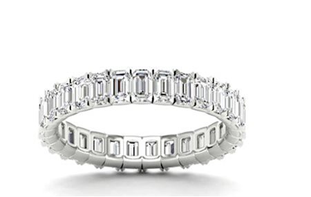 ANELLO IN ORO BIANCO CON DIAMANTI PER 2,16 CT - 471 LG
