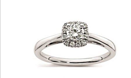ANELLO IN ORO BIANCO 18K CON DIAMANTI PER 0,39 CT - 419 LG 18K