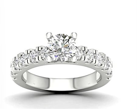 ANELLO IN ORO BIANCO 18K CON DIAMANTI LAB GROWN PER 2,68 CT - 483 LG 18K
