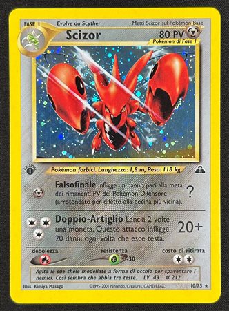 Pokémon - Scizor Holo Neo Discovery 1 Ed. ITA - RAW