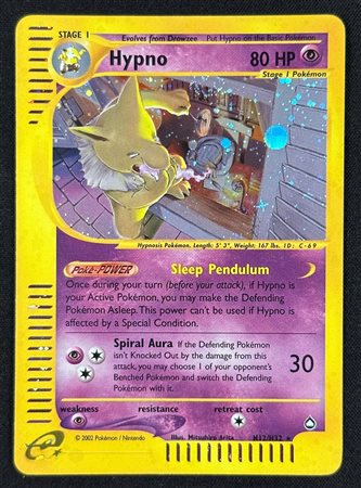 Pokémon - Hypno Holo Aquapolis AQ H12 ENG - RAW