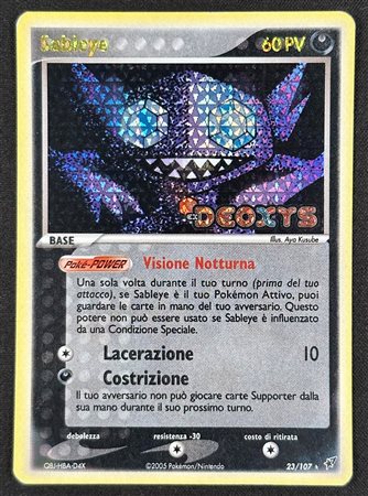 Pokémon - Sableye Holo Stamped EX Deoxys DX 23 ITA - RAW