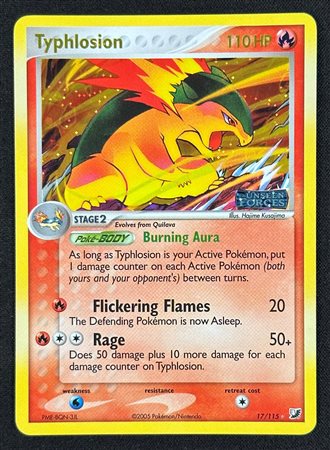 Pokémon - Typhlosion Holo Stamped Unseen Forces UF 17 ENG - RAW
