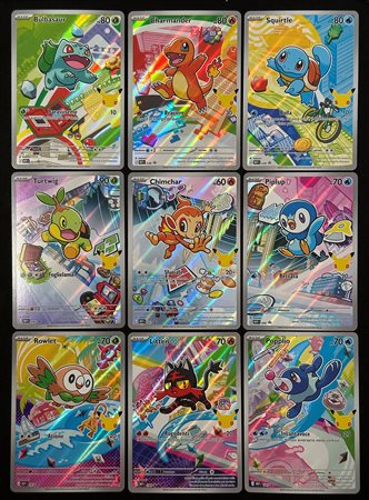 Pokémon - SET 9x Promo Compagni di Avventure SERIE 1 ITA - RAW