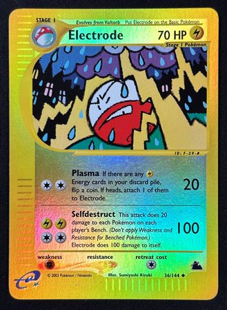 Pokémon - Electrode Reverse Skyridge SK 36 ENG - RAW