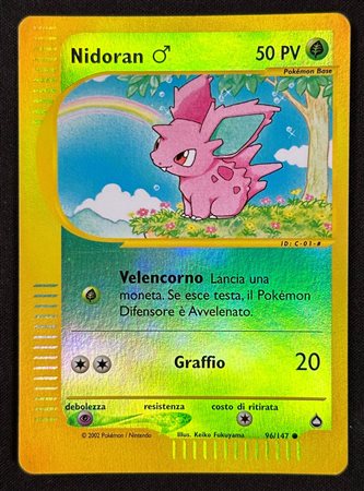 Pokémon - Nidoran Reverse Aquapolis AQ 96 ITA - RAW