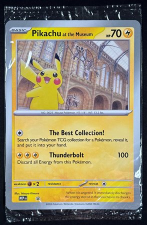 Pokémon - Pikachu at the museum MEP PROMO ENG - SEALED