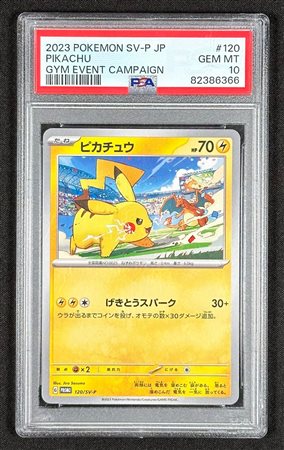 Pokémon - Pikachu - Gym Event Campaign - 2023 - Giapponese - PSA 10