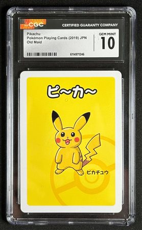 Pokémon - Pikachu - Old Maid - 2019 - Giapponese - CGC 10