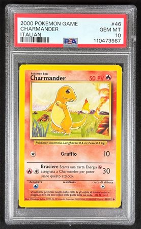 Pokémon - Charmander - Set base italiano - 2000 - PSA 10