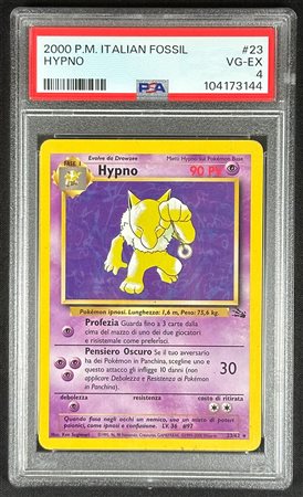 Pokémon - Hypno - Italiano - Fossil - 2000 - PSA 4