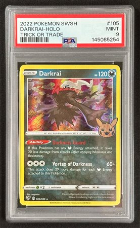 Pokémon - Darkrai - Inglese - Trick or Trade - 2022 - PSA 9