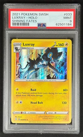 Pokémon - Luxray - Inglese - Shining Fates (Destino Splendente) - 2021 - PSA 9