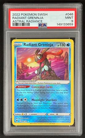 Pokémon - Radiant Greninja - Spada e Scudo - Inglese - 2022 - PSA 9