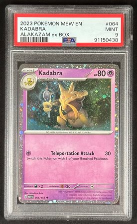Pokémon - Kadabra - Pokémon 151 - Inglese - 2023 - PSA 9