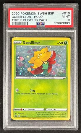 Pokémon - Gossifleur - Spada e Scudo - Inglese - 2020 - PSA 9