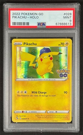 Pokémon - Pikachu - Pokémon GO - Inglese - 2023 - PSA 9