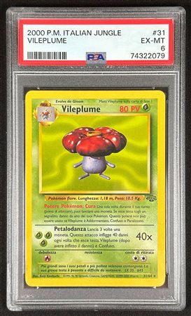 Pokémon - Vileplume - Italiano - Jungle - 2000 - PSA 9
