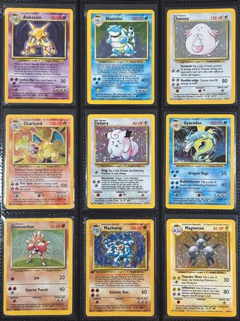Pokémon - Set base inglese Unlimited  1999 - Completo - 102 card