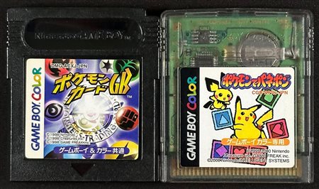 Pokémon - Pokémon TCG + Pokémon Puzzle Challenge - Originali Giapponesi per Game Boy / Color - Funzionanti