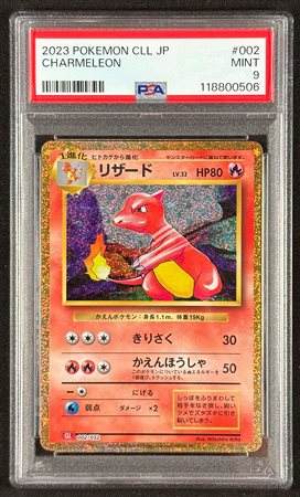 Pokémon - Charmeleon - Pokémon Card Classic - Versione Giapponese - PSA 9