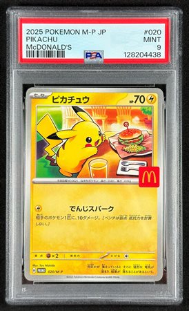 Pokémon - Pokémon GCC: Pikachu - McDonald's Promo (Versione Giapponese) - PSA 9