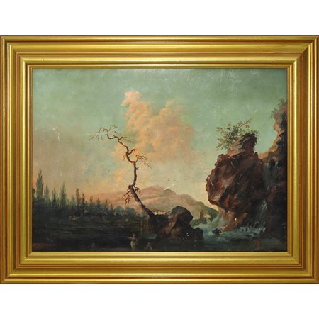 Paesaggio con alberi