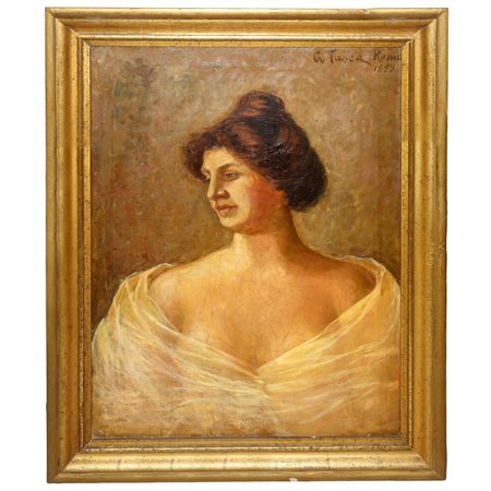 Mezzobusto di donna, Rome 1899
