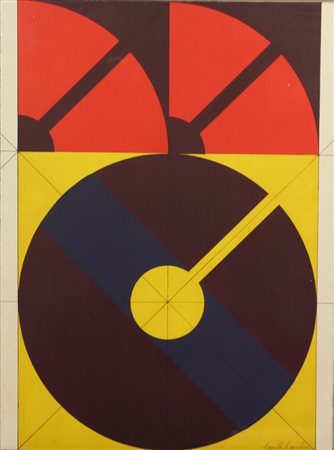 Arnaldo Pomodoro Senza titolo, litografia su carta, cm. 77x57, es. 55/80,...