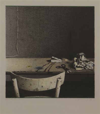 Gianfranco Ferroni Varie Cose, 1977, litografia su carta da matrice in zinco,...