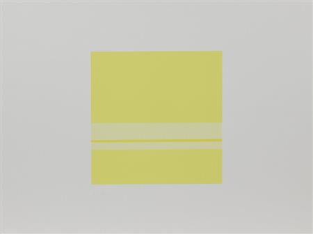 Antonio Calderara Quadrato, 1974, serigrafia su carta, cm. 50x70, es. 6/100,...