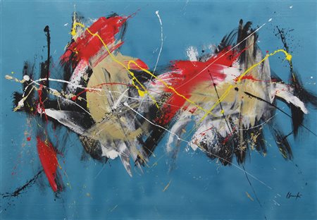 Silvio Formichetti Senza titolo, 2015, acrilico su tela, cm. 100x70,5,...