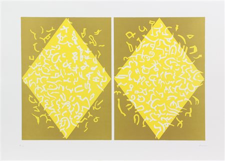 Carla Accardi Senza titolo, acquatinta su carta, cm. 55,5x75 (lastra cm....